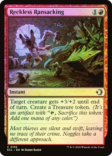 Reckless Ransacking (ECL) (152) / Foil