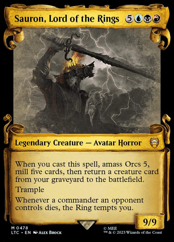 Sauron, Lord of the Rings (LTC) (478) / Showcase