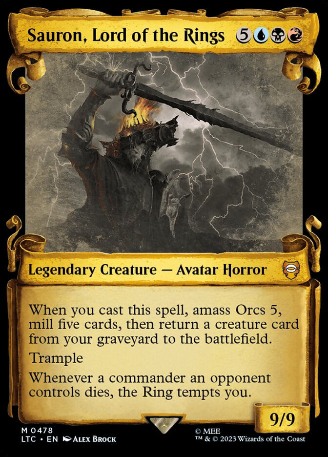 Sauron, Lord of the Rings (LTC) (478) / Showcase