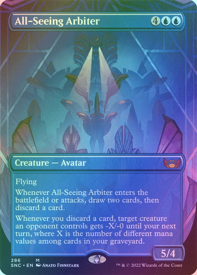 All-Seeing Arbiter (SNC) (286) / Borderless / Foil