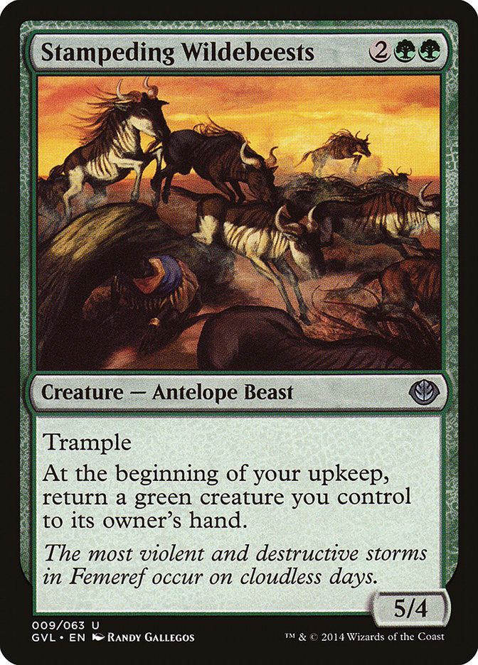Stampeding Wildebeests (gvl)