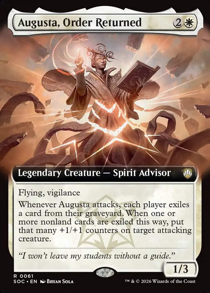 Augusta, Order Returned (SOC) (61) / Extended Art