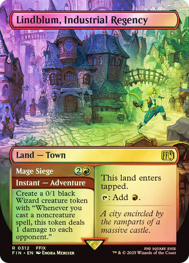 Lindblum, Industrial Regency // Mage Siege (FIN) (312) / Borderless / Foil