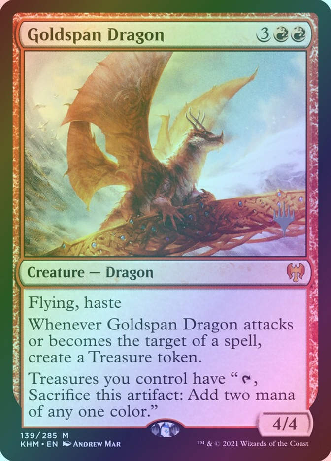 Goldspan Dragon (PKHM) (139p) / Foil