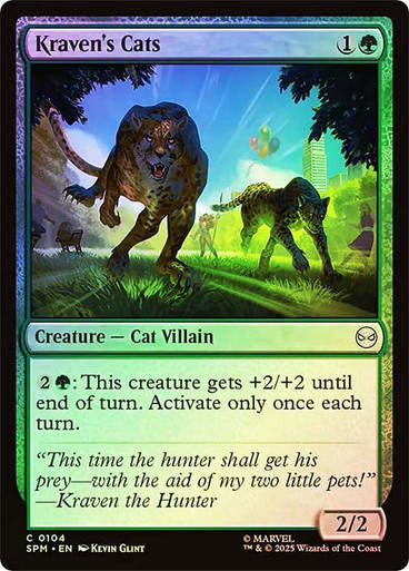 Kraven's Cats (SPM) (104) / Foil