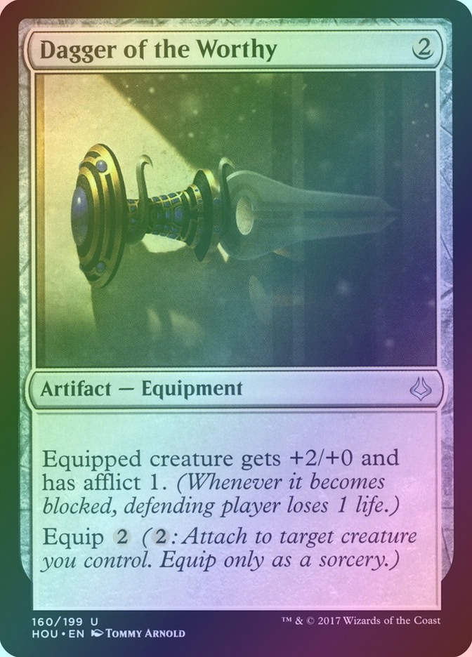 Dagger of the Worthy (HOU) (160) / Foil