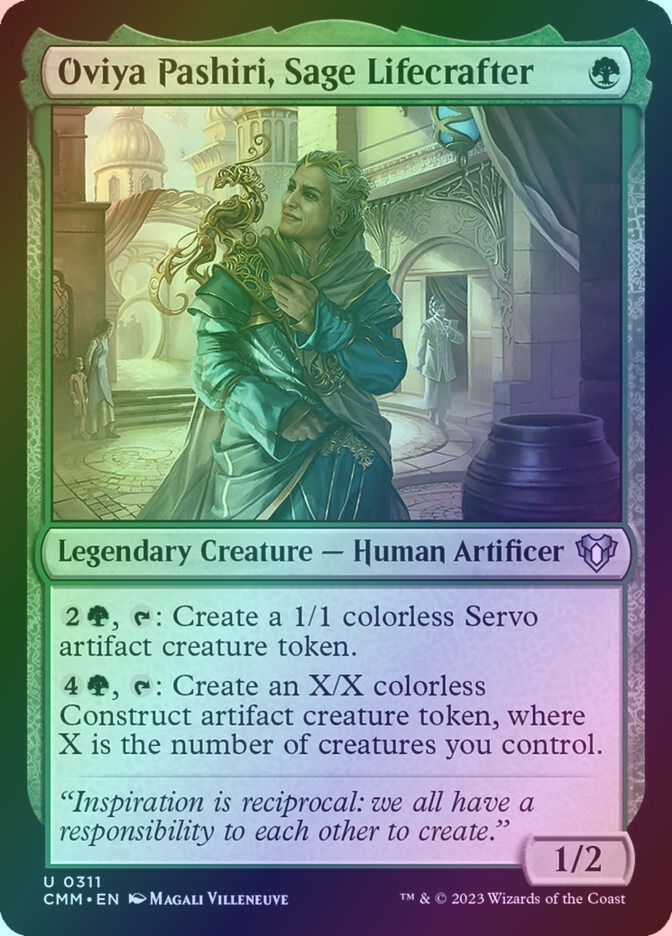 Oviya Pashiri, Sage Lifecrafter (CMM) (311) / Foil