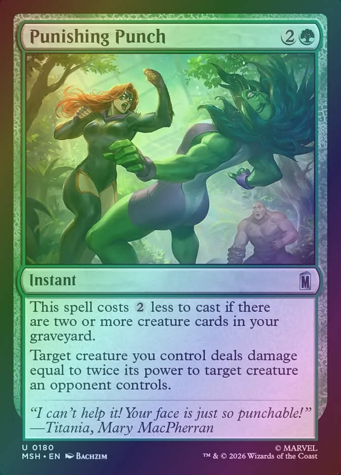 Punishing Punch (MSH) (180) / Foil