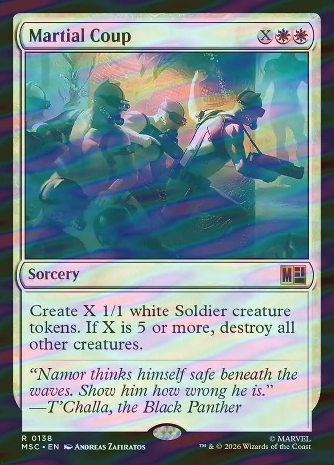 Martial Coup (MSC) (138) / Surge Foil