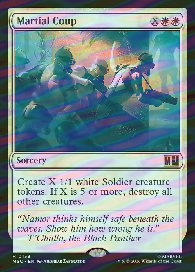 Martial Coup (MSC) (138) / Surge Foil