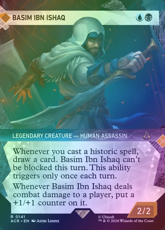 Basim Ibn Ishaq (ACR) (141) / Borderless / Showcase / Foil