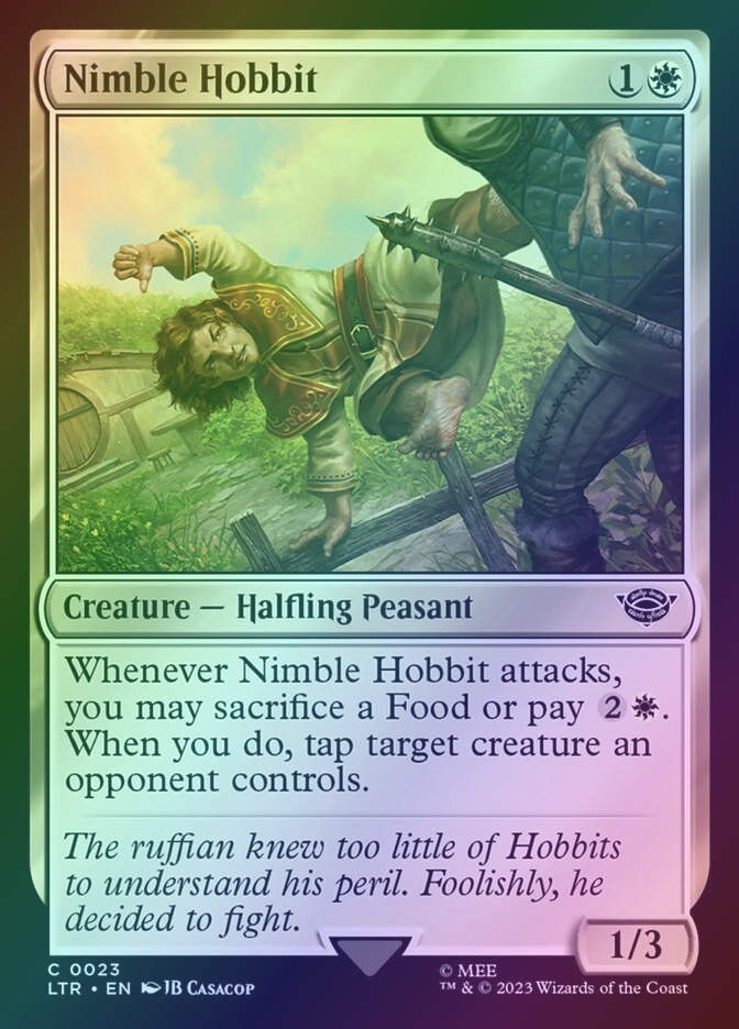 Nimble Hobbit (LTR) (23) / Foil