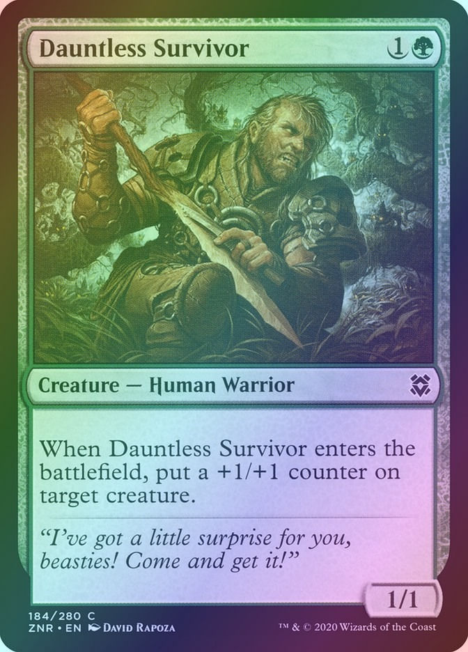 Dauntless Survivor (ZNR) (184) / Foil