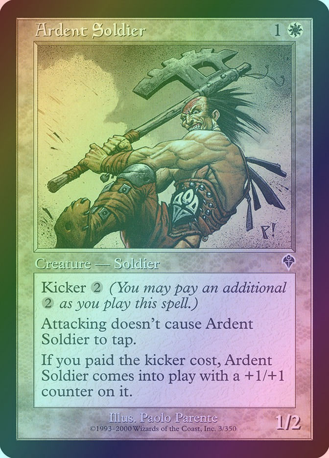Ardent Soldier (INV) (3) / Foil