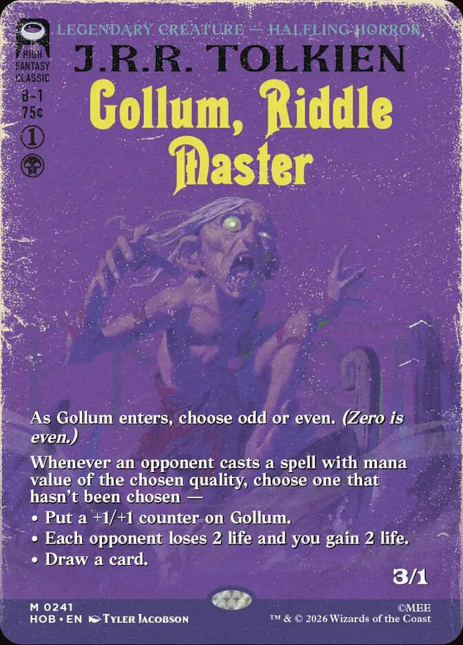 Gollum, Riddle Master (HOB) (241) / Borderless