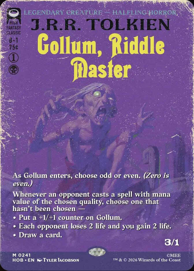 Gollum, Riddle Master (HOB) (241) / Borderless