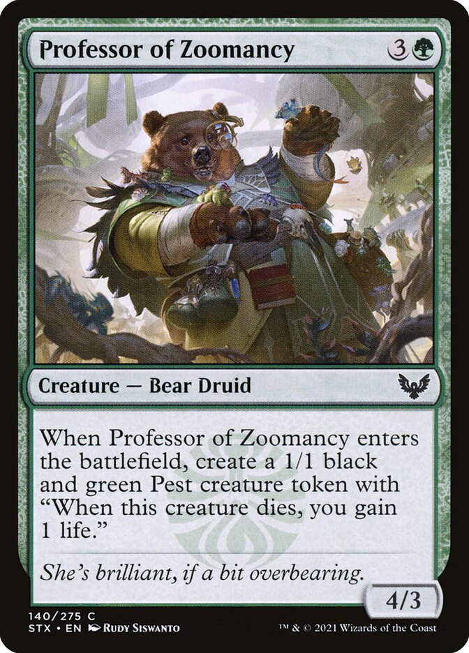 Professor of Zoomancy (STX) (140)