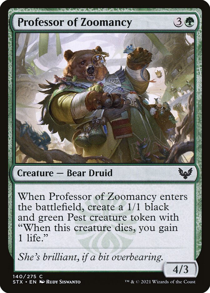 Professor of Zoomancy (STX) (140)