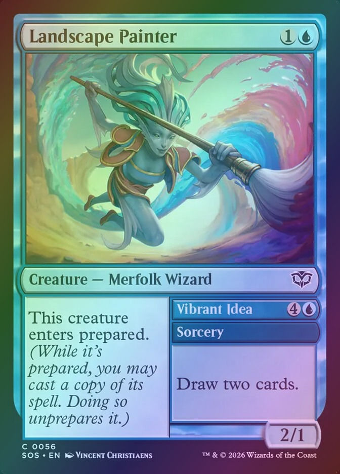 Landscape Painter // Vibrant Idea (SOS) (56) / Foil