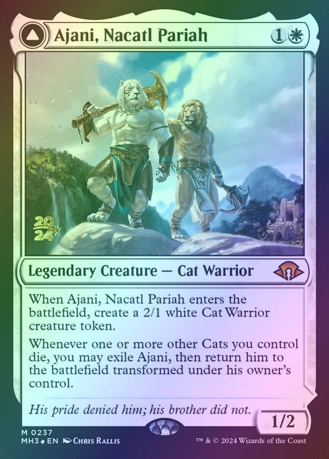 Ajani, Nacatl Pariah // Ajani, Nacatl Avenger (PMH3) (237s) / Foil