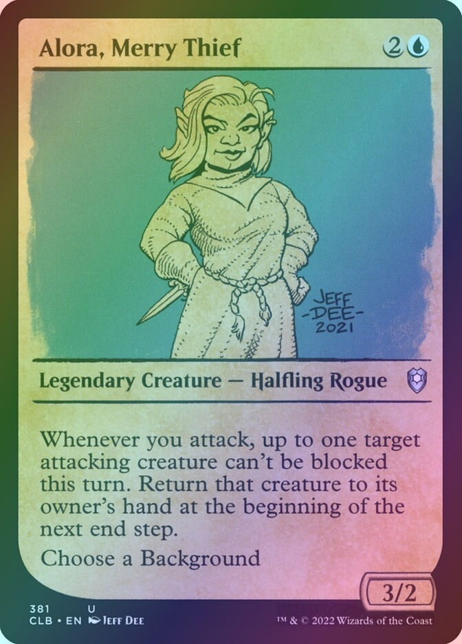 Alora, Merry Thief (CLB) (381) / Showcase / Foil