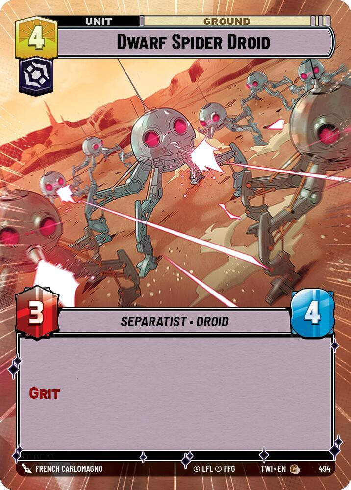 Dwarf Spider Droid (Hyperspace) (TWI) (494) / Foil