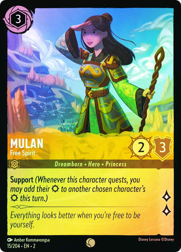 Mulan - Free Spirit (LOR_ROF) / Foil