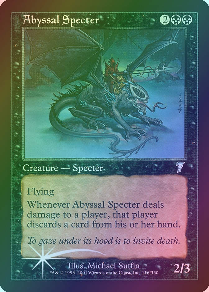 Abyssal Specter (7ED) (116★) / Foil