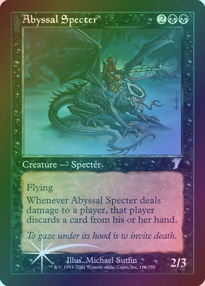 Abyssal Specter (7ED) (116★) / Foil