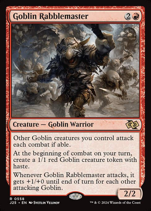 Goblin Rabblemaster (J25) (558)