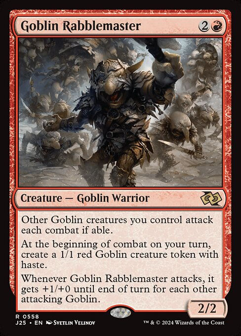 Goblin Rabblemaster (J25) (558)