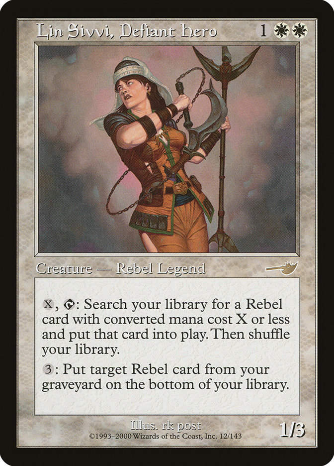 Lin Sivvi, Defiant Hero (nem)