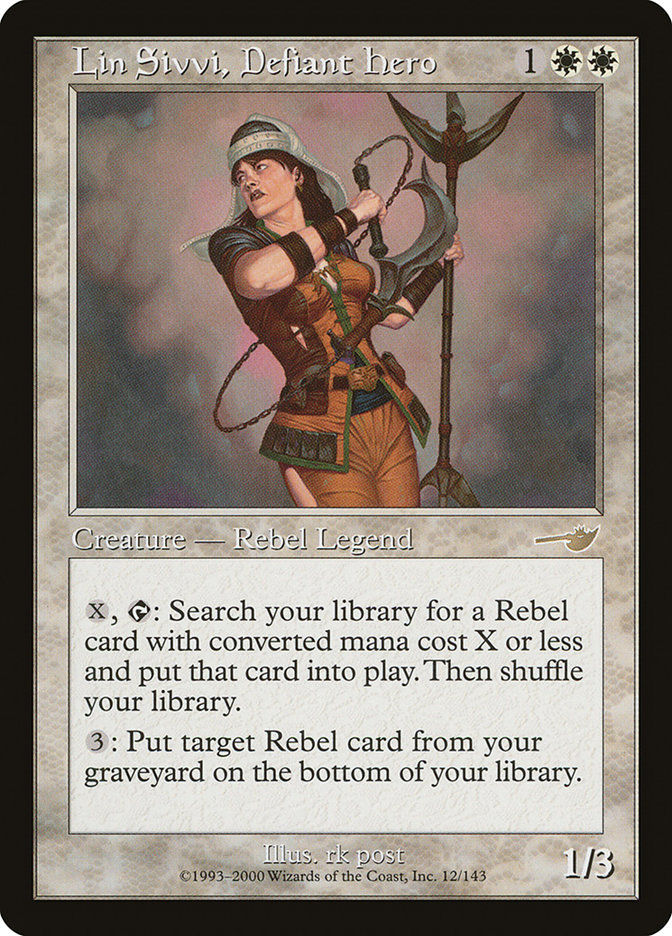Lin Sivvi, Defiant Hero (nem)