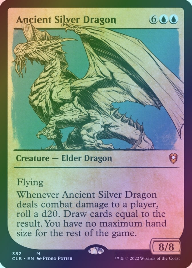 Ancient Silver Dragon (CLB) (382) / Showcase / Foil