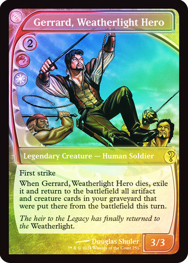 Gerrard, Weatherlight Hero (MB2) (251) / Foil