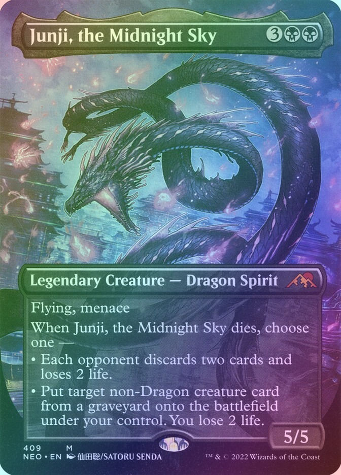 Junji, the Midnight Sky (NEO) (409) / Borderless / Foil