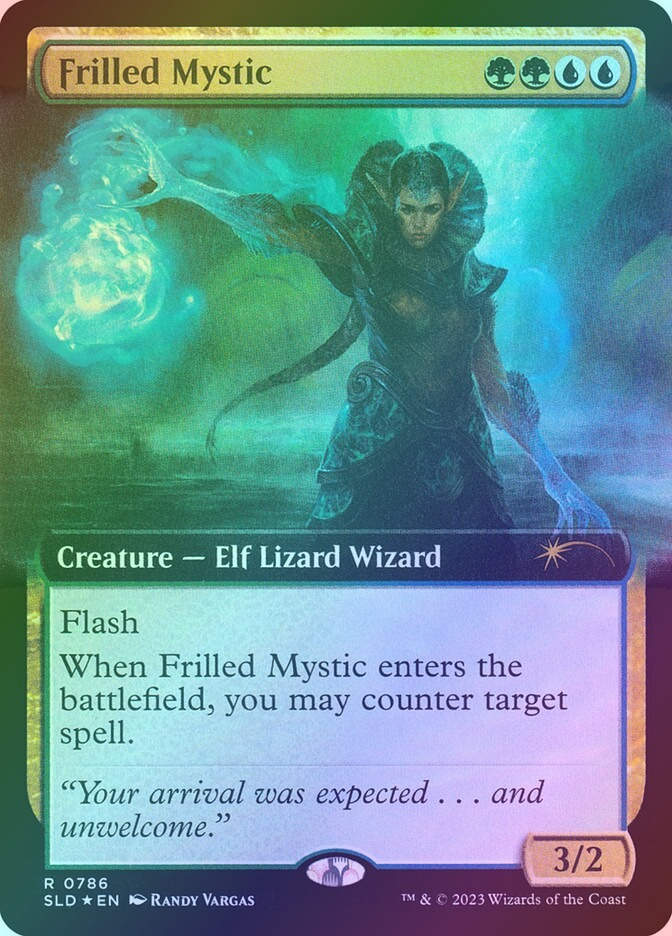 Frilled Mystic (SLD) (786) / Extended Art / Foil