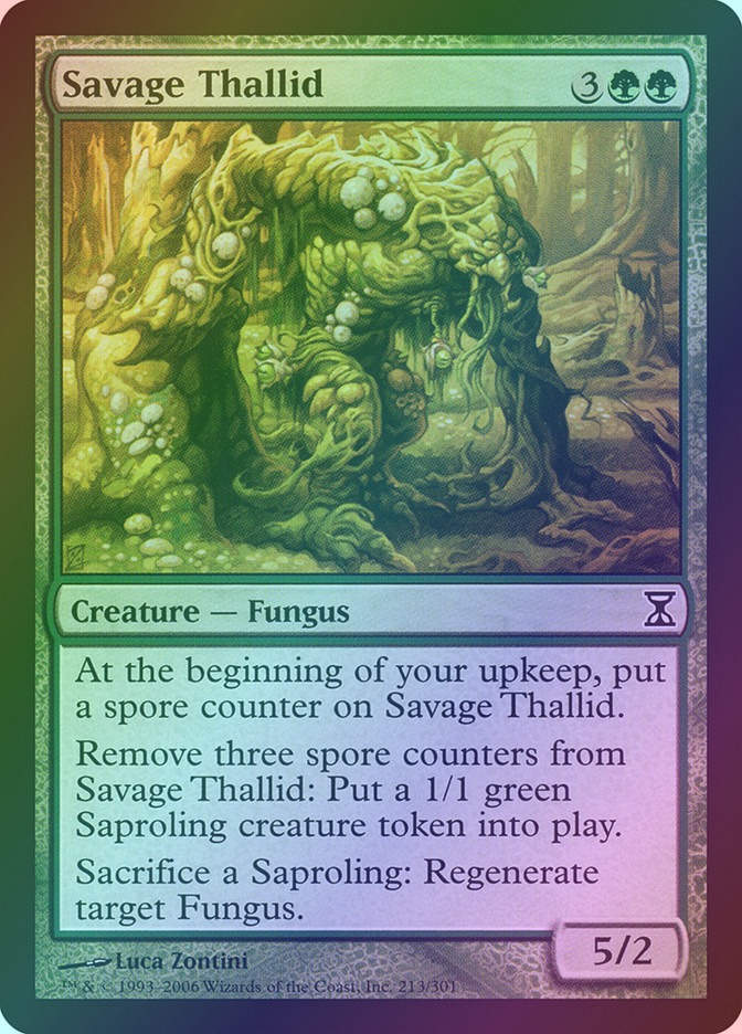 Savage Thallid (TSP) (213) / Foil