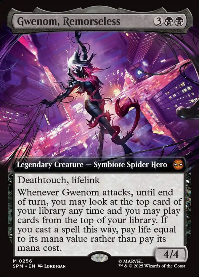 Gwenom, Remorseless (SPM) (256) / Extended Art