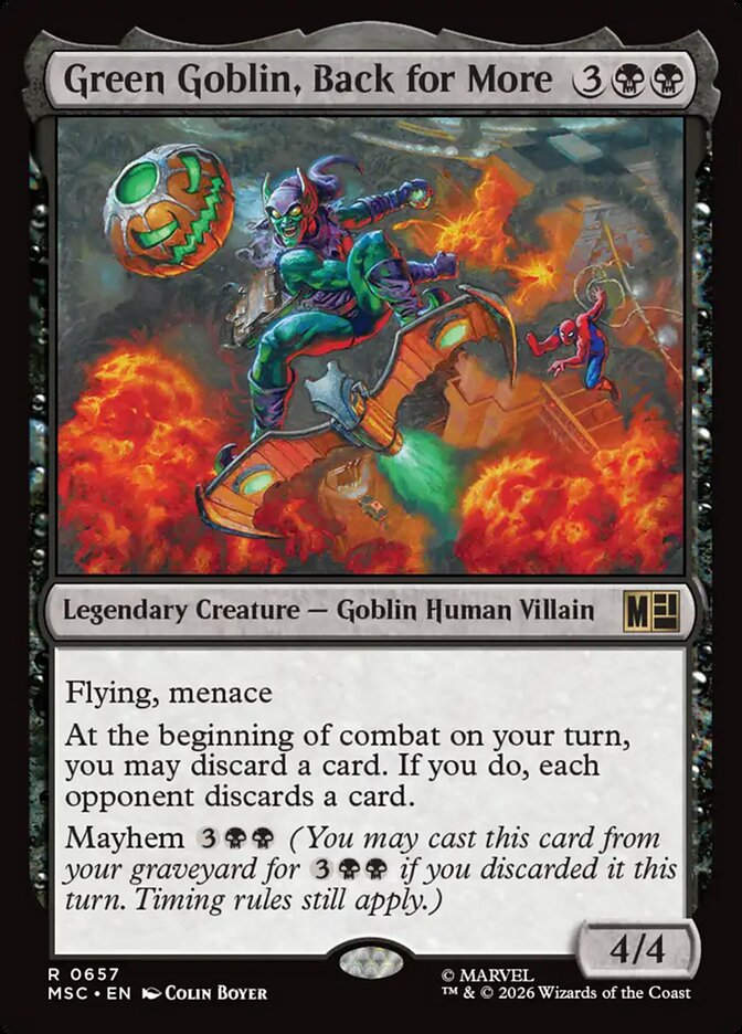 Green Goblin, Back for More (MSC) (657)