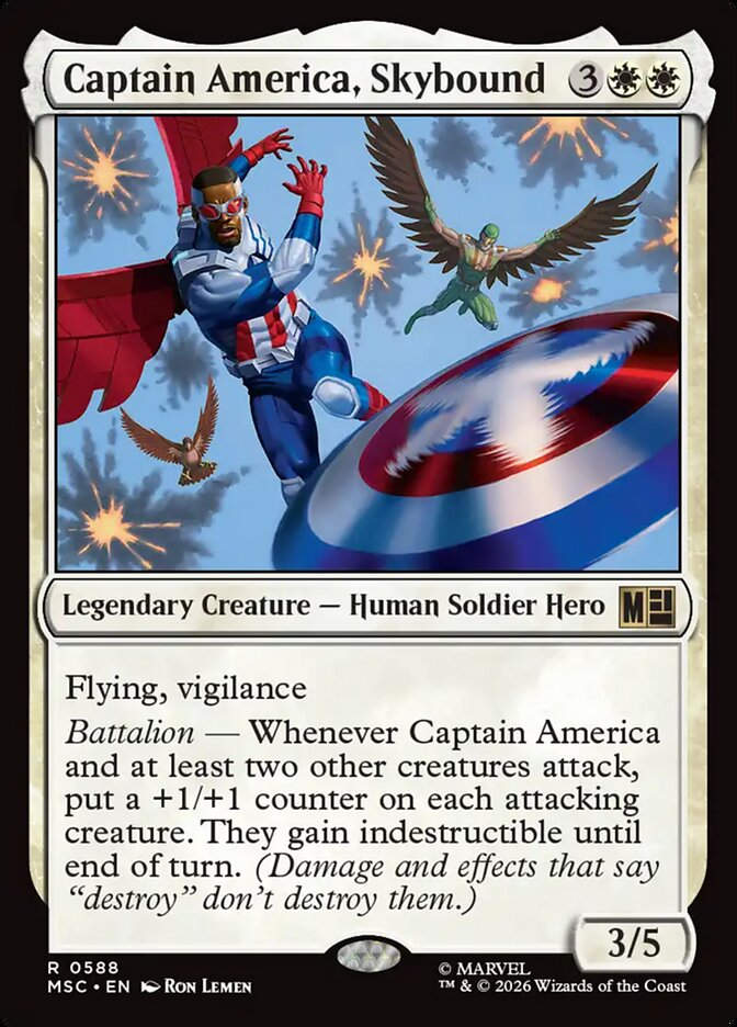 Captain America, Skybound (MSC) (588)