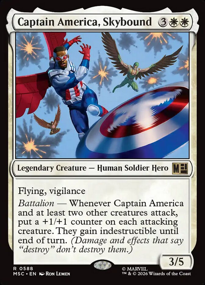 Captain America, Skybound (MSC) (588)