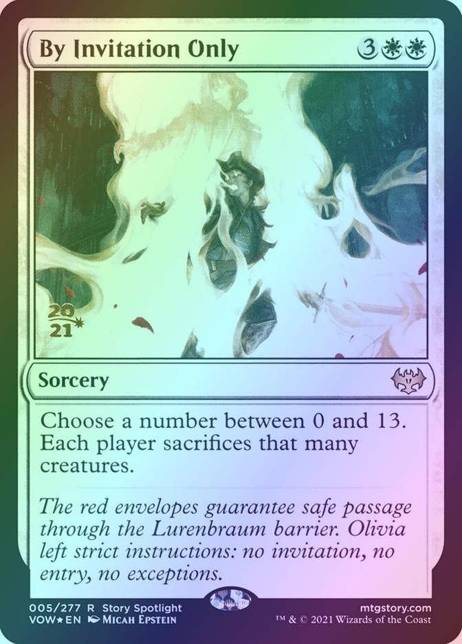 By Invitation Only (PVOW) (5s) / Foil