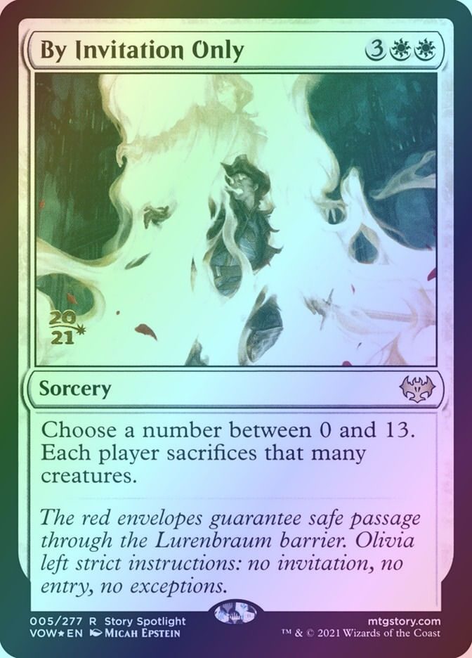 By Invitation Only (PVOW) (5s) / Foil