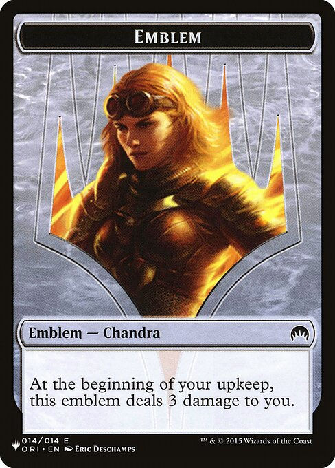 Chandra, Roaring Flame Emblem (PLST) (TORI-14)