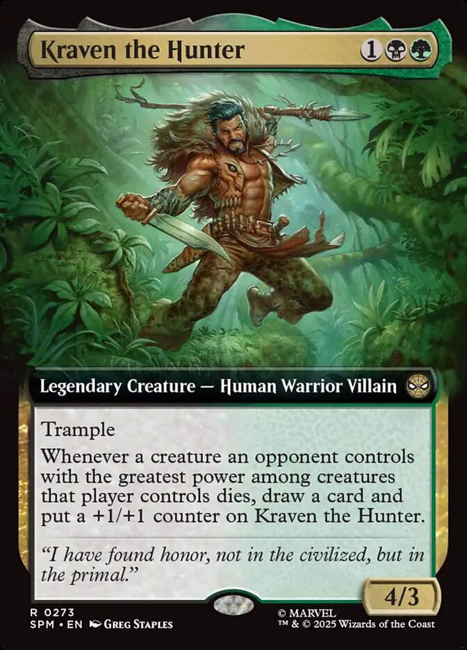 Kraven the Hunter (SPM) (273) / Extended Art