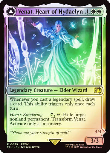 Venat, Heart of Hydaelyn // Hydaelyn, the Mothercrystal (FIN) (39) / Foil