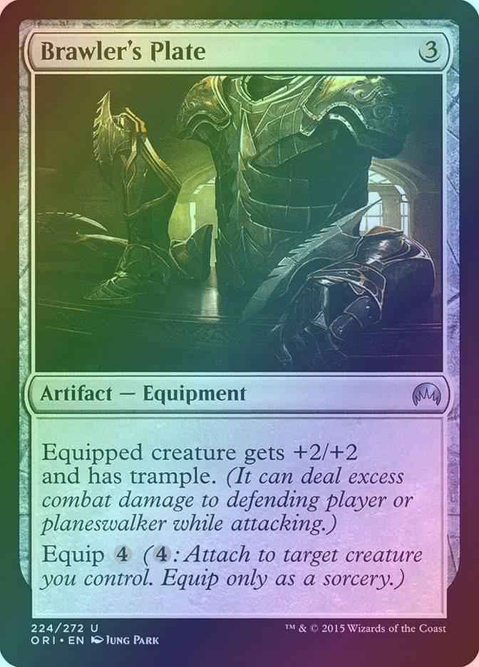 Brawler's Plate (ORI) (224) / Foil