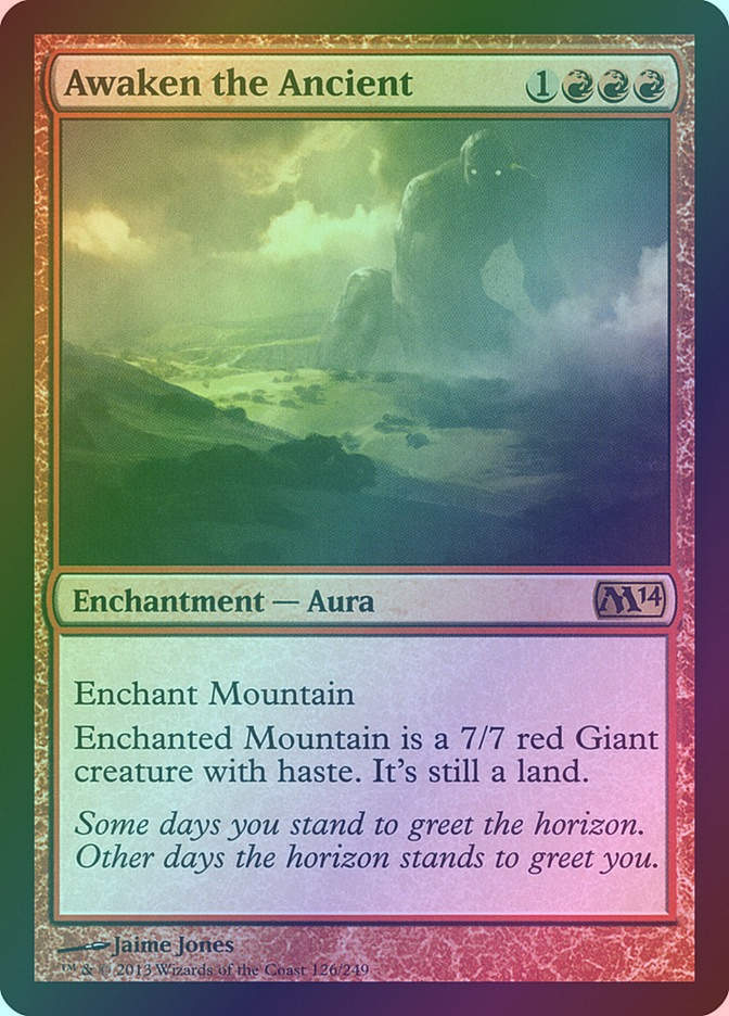 Awaken the Ancient (M14) (126) / Foil