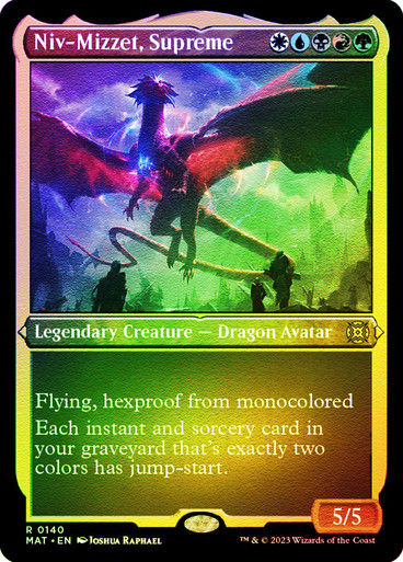 Niv-Mizzet, Supreme (MAT) / Foil Etched